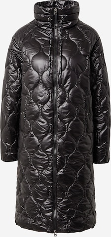 QS Winter Coat in Black: front