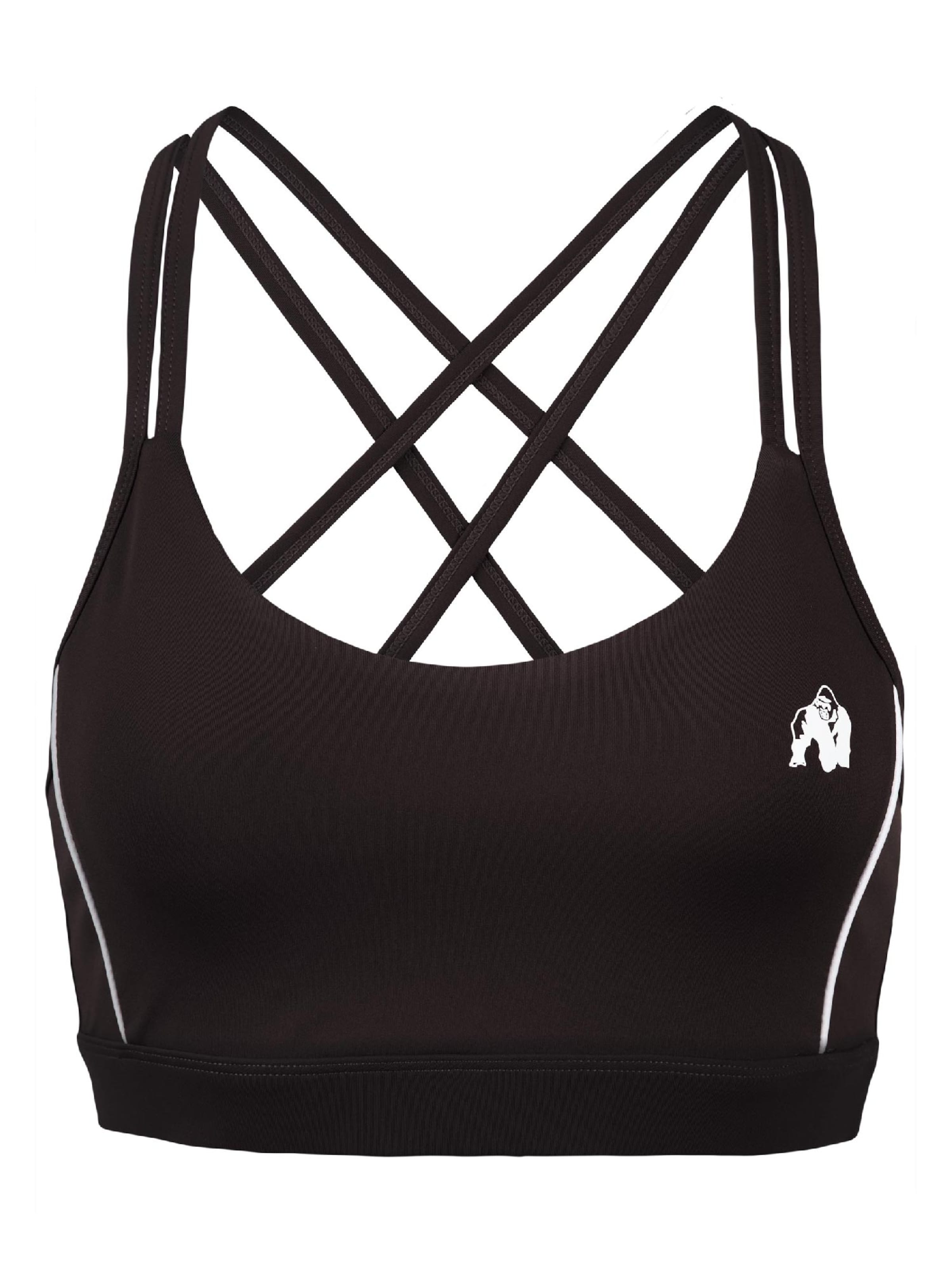 Gorilla Wear Bralette Sports bra 'Arizona ' in Black: front