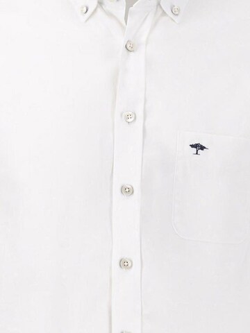 FYNCH-HATTON Regular fit Button Up Shirt in White
