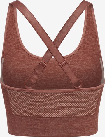 Hummel Bustier Top sportowy w kolorze czerwony