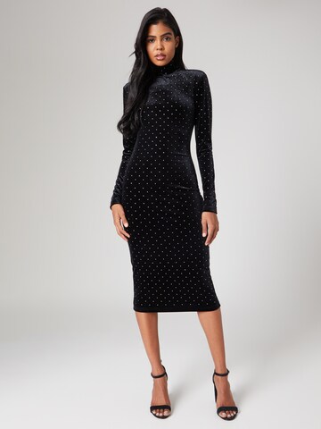 Robe 'Georgina' Katy Perry exclusive for ABOUT YOU en noir : devant