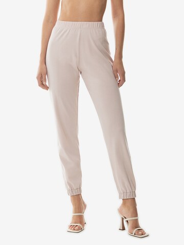 Mey Tapered Hose (GOTS) in Beige: predná strana