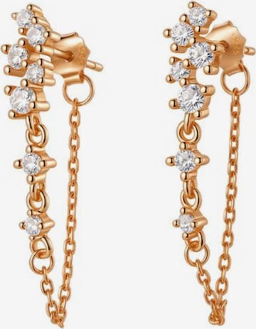 Hey Happiness Earrings 'Radiant Blossom' in Gold: front
