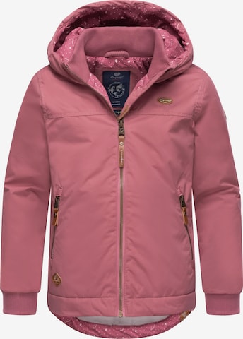 Ragwear Performance Jacket 'Kristla' in Pink: front