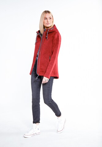 Veste en polaire Schmuddelwedda en rouge