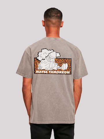 T-Shirt 'Heroes of Childhood Pinocchio Maybe Tomorrow' F4NT4STIC en gris