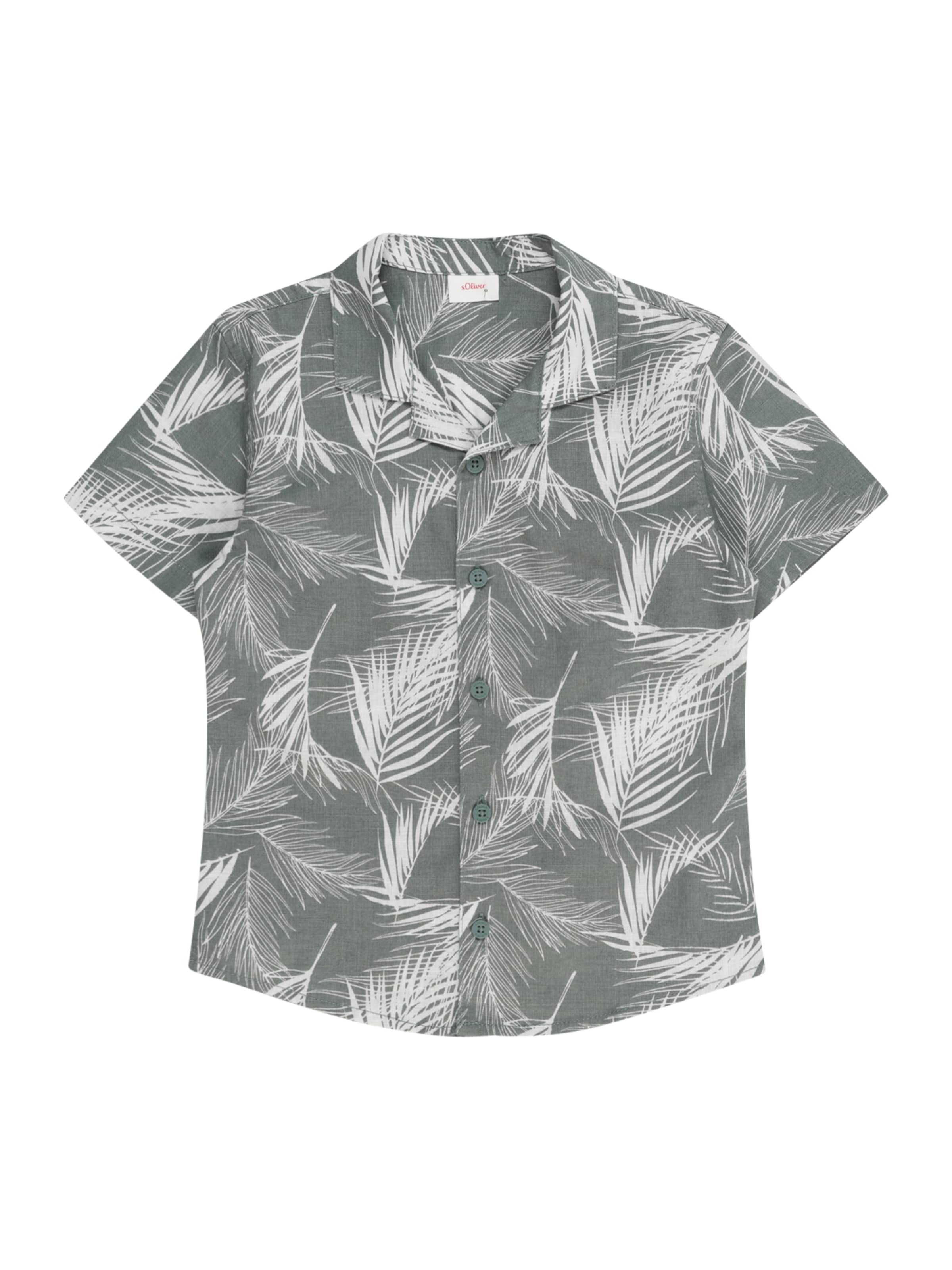 s.Oliver Comfort Fit Košeľa - Zelená: predná strana