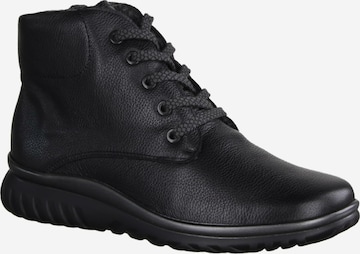 SEMLER Schnürstiefelette 'Lena' in Schwarz: Vorderseite