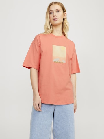 JJXX T-shirt 'Paige' i orange: framsida
