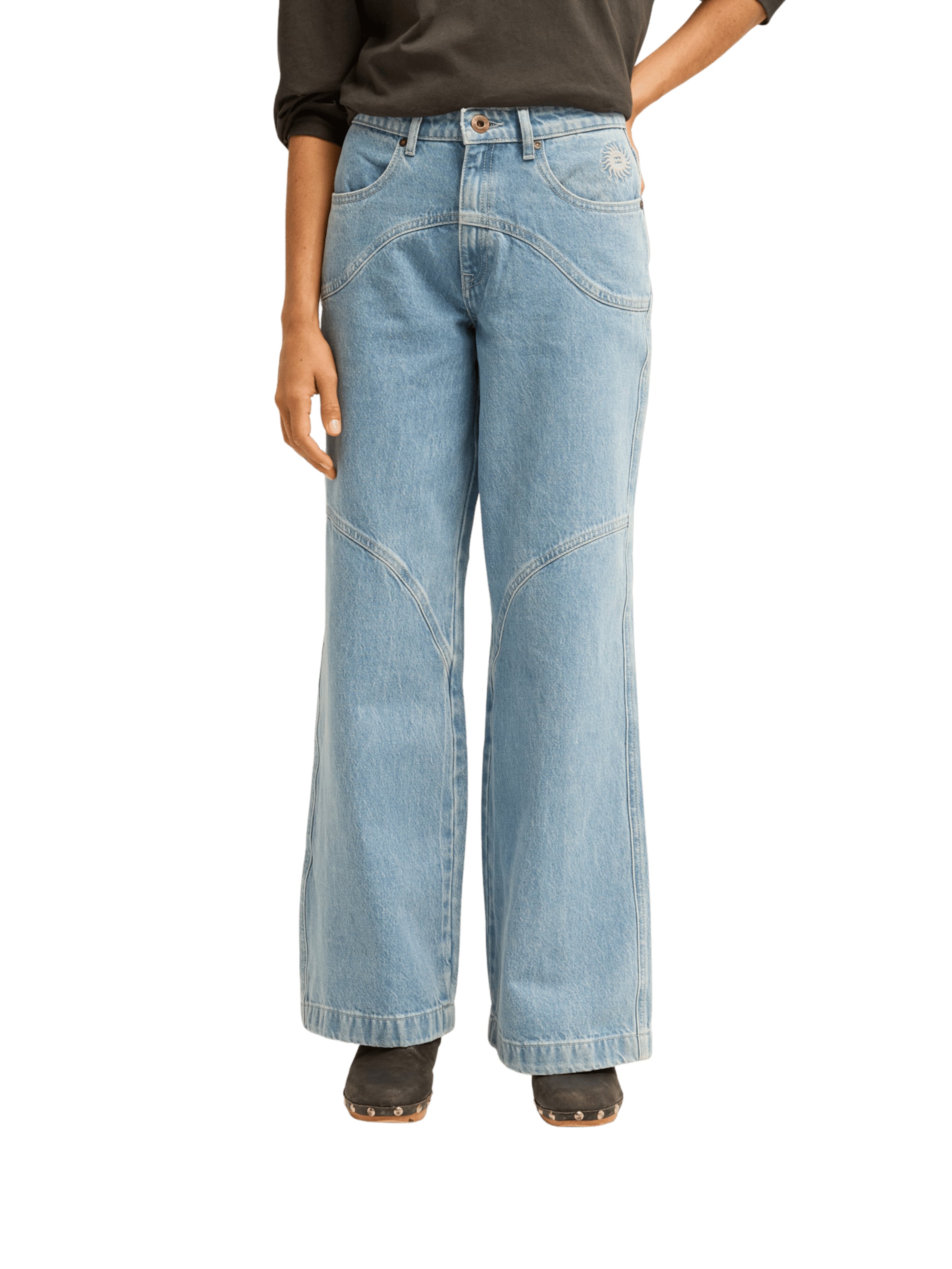 BILLABONG Wide Leg Jeans 'Riva' in Blau: Vorderseite
