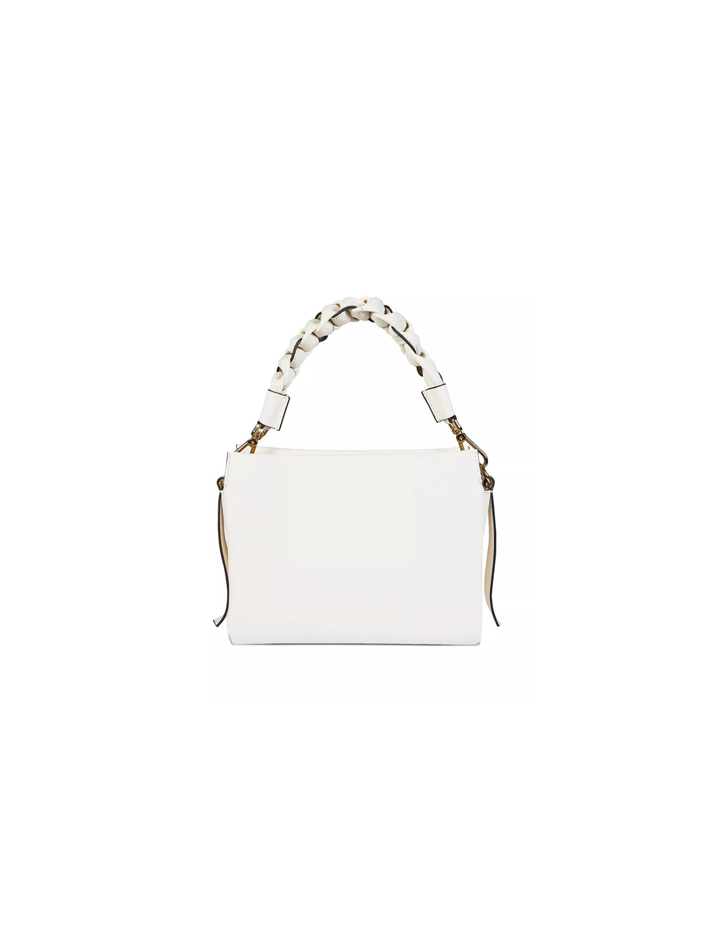 Coccinelle Handtasche 'Boheme Grana Double Handbag Double Grainy Leather'‌‌‌‌‌‌‌‌‌‌ in Weiß