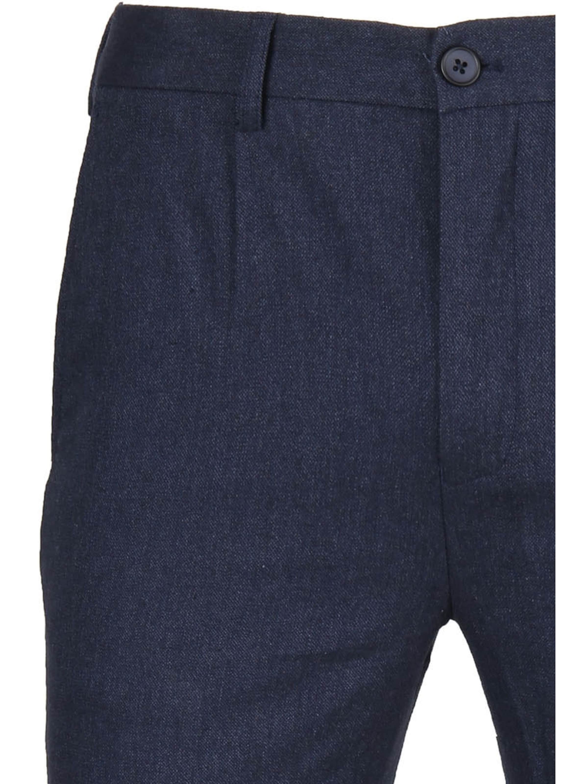 Suitable Slimfit Pantalon 'Travis' in Blauw