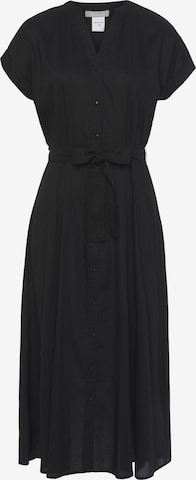 TAMARIS Shirt Dress in Black: front