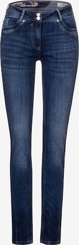 CECIL Slimfit Jeans in Blauw: voorkant