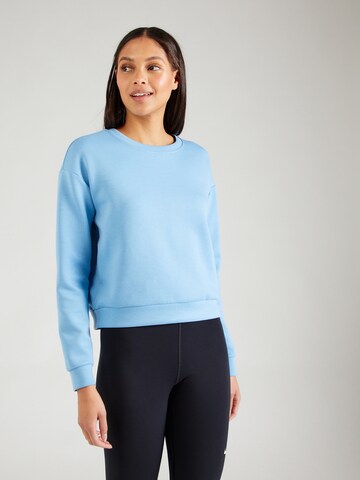 ONLY PLAY - Sweatshirt de desporto em azul: frente