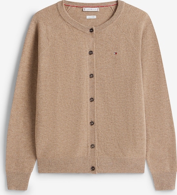 TOMMY HILFIGER Knit cardigan in Beige: front
