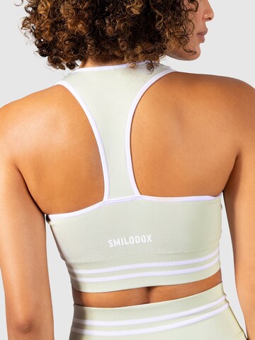 Smilodox Bustier Sport bh in Groen