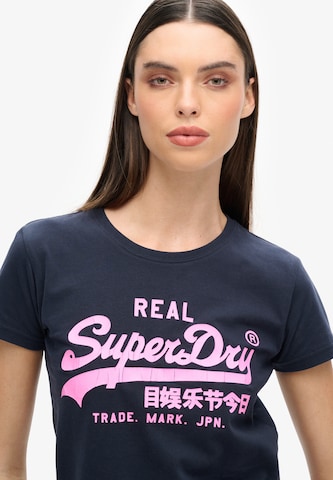 Superdry Shirt in Blauw