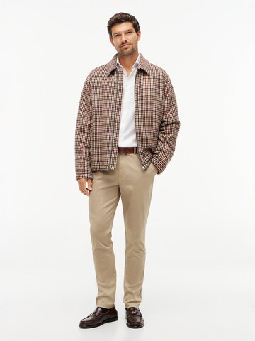 TOMMY HILFIGER Slimfit Hose 'Bleecker' in Braun