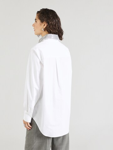 Karl Lagerfeld Bluse 'Essentials' in Weiß