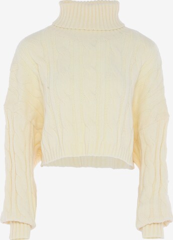 Libbi Sweater in White: front