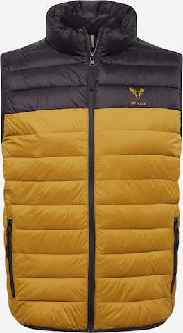 Fat Moose Bodywarmer 'Robert' in Bruin: voorkant