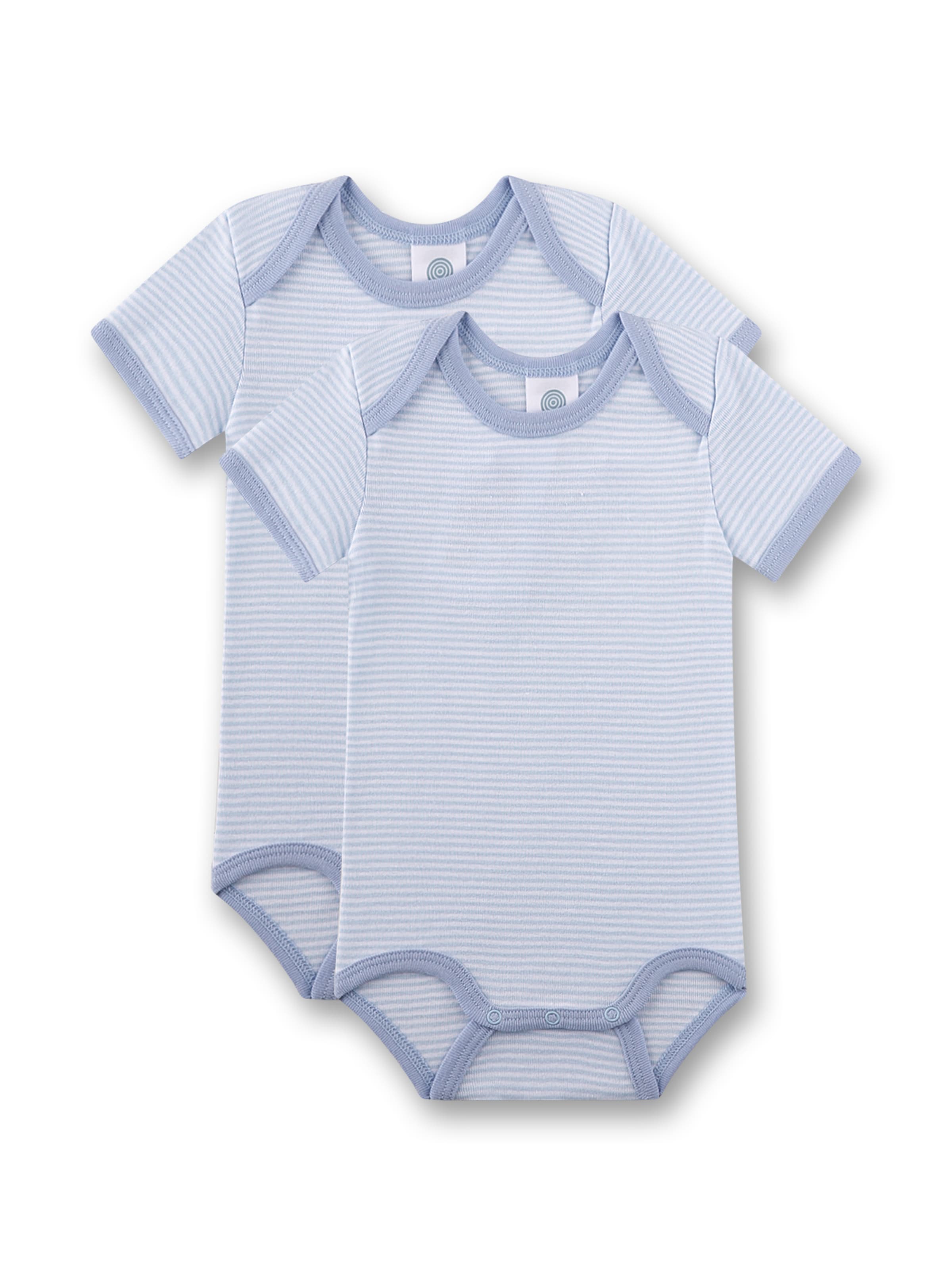Sanetta Romper/Bodysuit in Blue: front