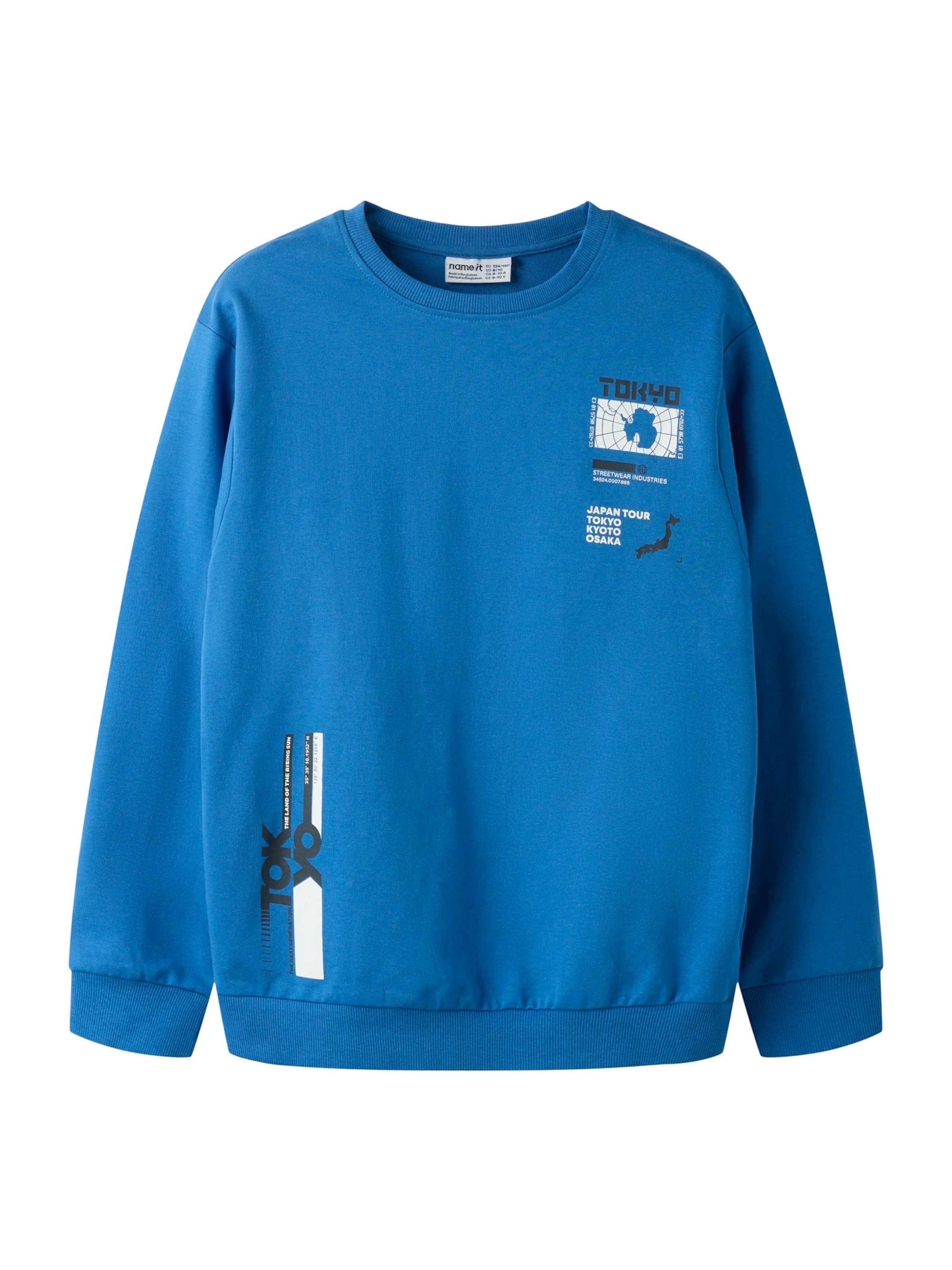 NAME IT - Sudadera 'NKMVildar' en azul: frente