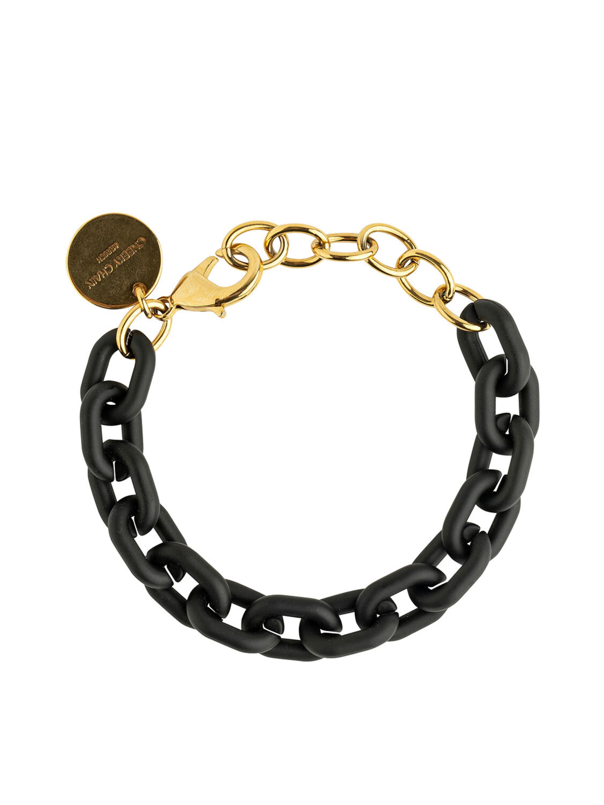 Cheeky Chain Munich Armband 'Lio' in Zwart: voorkant