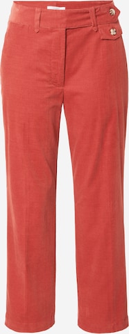 Lovechild 1979 Regular Pleated Pants 'Coppola' in Orange: front