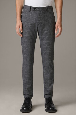 Coupe slim Pantalon chino 'Code ' STRELLSON en gris : devant