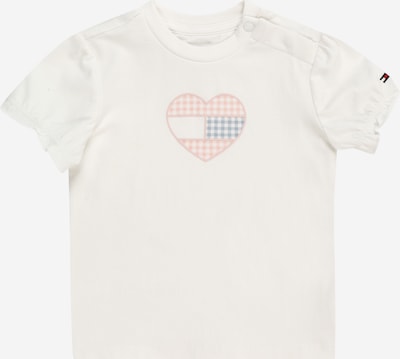 Tricou TOMMY HILFIGER pe bleumarin / roz pal / roșu / alb, Vizualizare produs