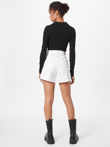 Gina Tricot Regular Shorts 'Dagny' in Weiß
