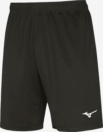 MIZUNO Szabványos Sportnadrágok 'Mizuno' - fekete: elől