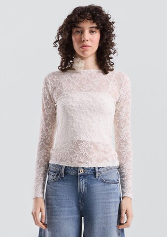 QS Shirt in Beige: Vorderseite