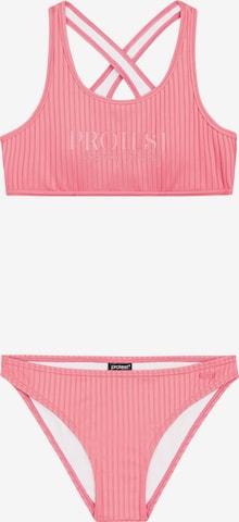PROTEST Bustier Bikini 'PRTMoon JR' in Pink: Vorderseite