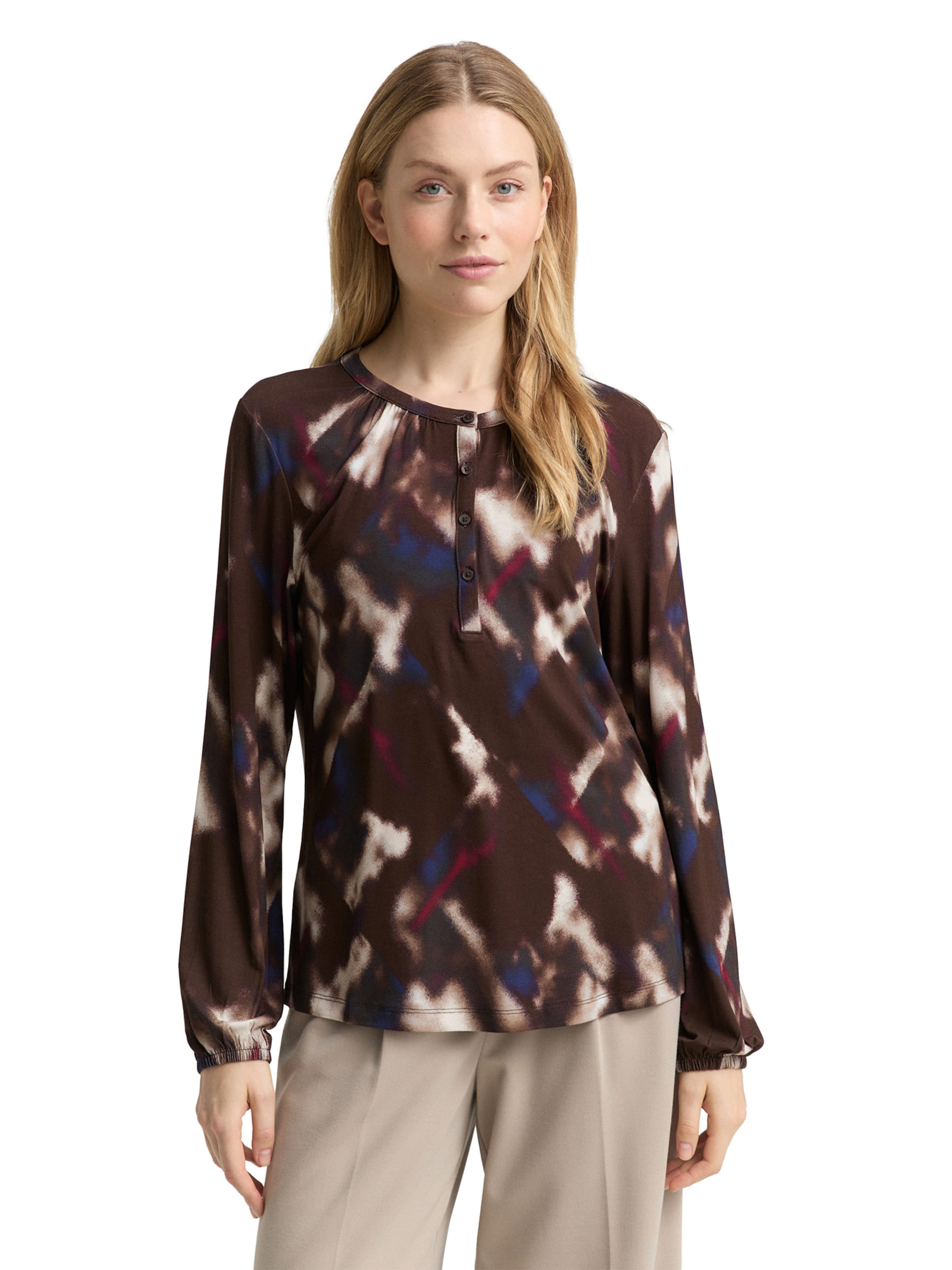 TOM TAILOR Футболка в Коричневый: спереди