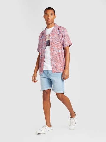 Volcom Regular fit Srajca 'PURESTONE' | rdeča barva