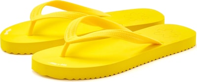 Šlepetės per pirštą iš FLIP*FLOP, spalva – geltona, Prekių apžvalga