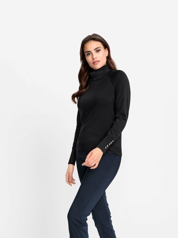 Pull-over heine en noir : devant