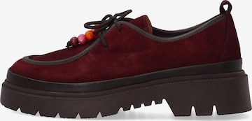 VENEZIA Schnürschuh in Rot: Vorderseite