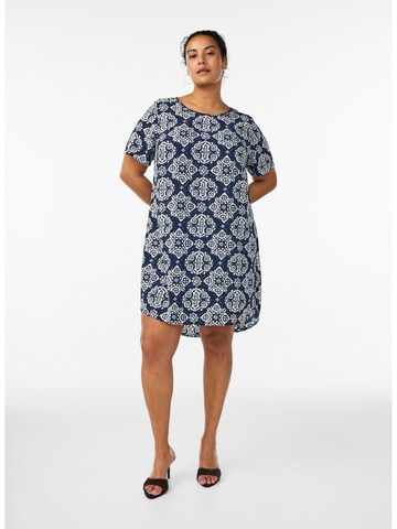 Robe 'Caanni' Zizzi en bleu