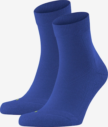 FALKE Athletic Socks in Blue: front