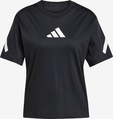 Maglia funzionale 'Z.N.E.' di ADIDAS SPORTSWEAR in nero: frontale