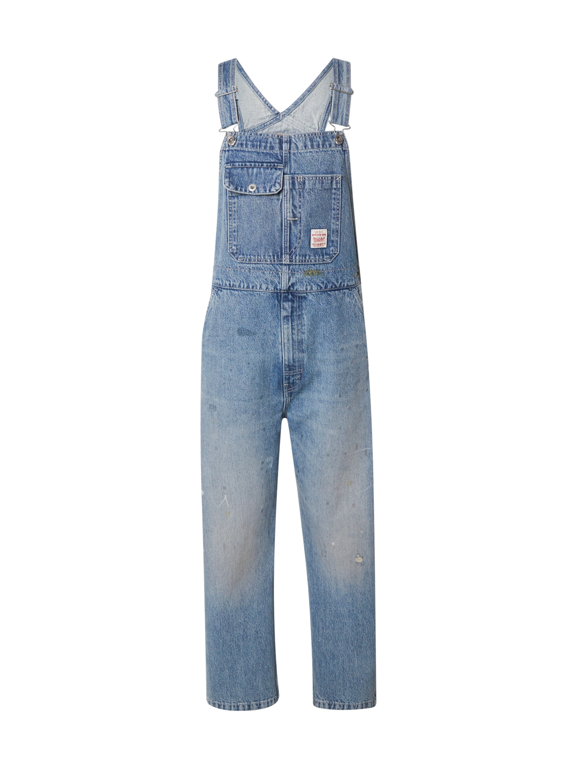 LEVI'S ® Regular Latzjeans in Blau: Vorderseite