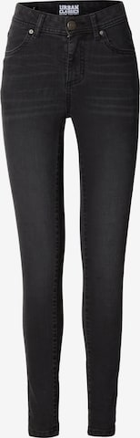 Urban Classics - Calças de ganga em preto: frente