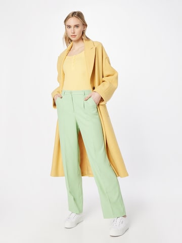 PIECES Shirt 'Kitte' in Yellow