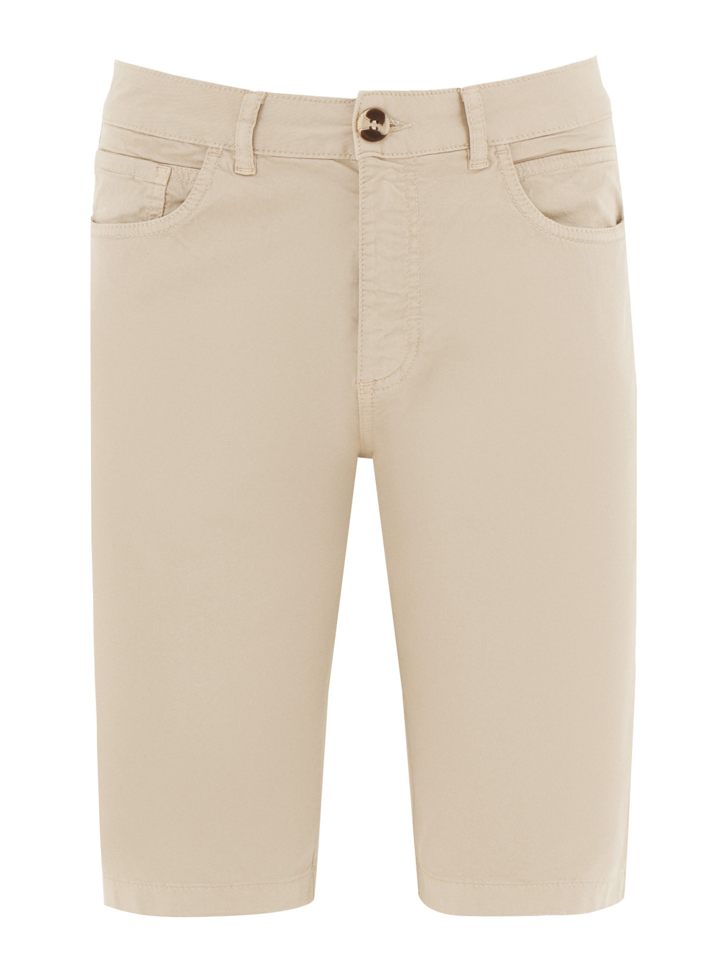 Organication Regular Shorts in Beige: Vorderseite