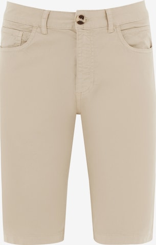Organication Shorts in Beige: Vorderseite