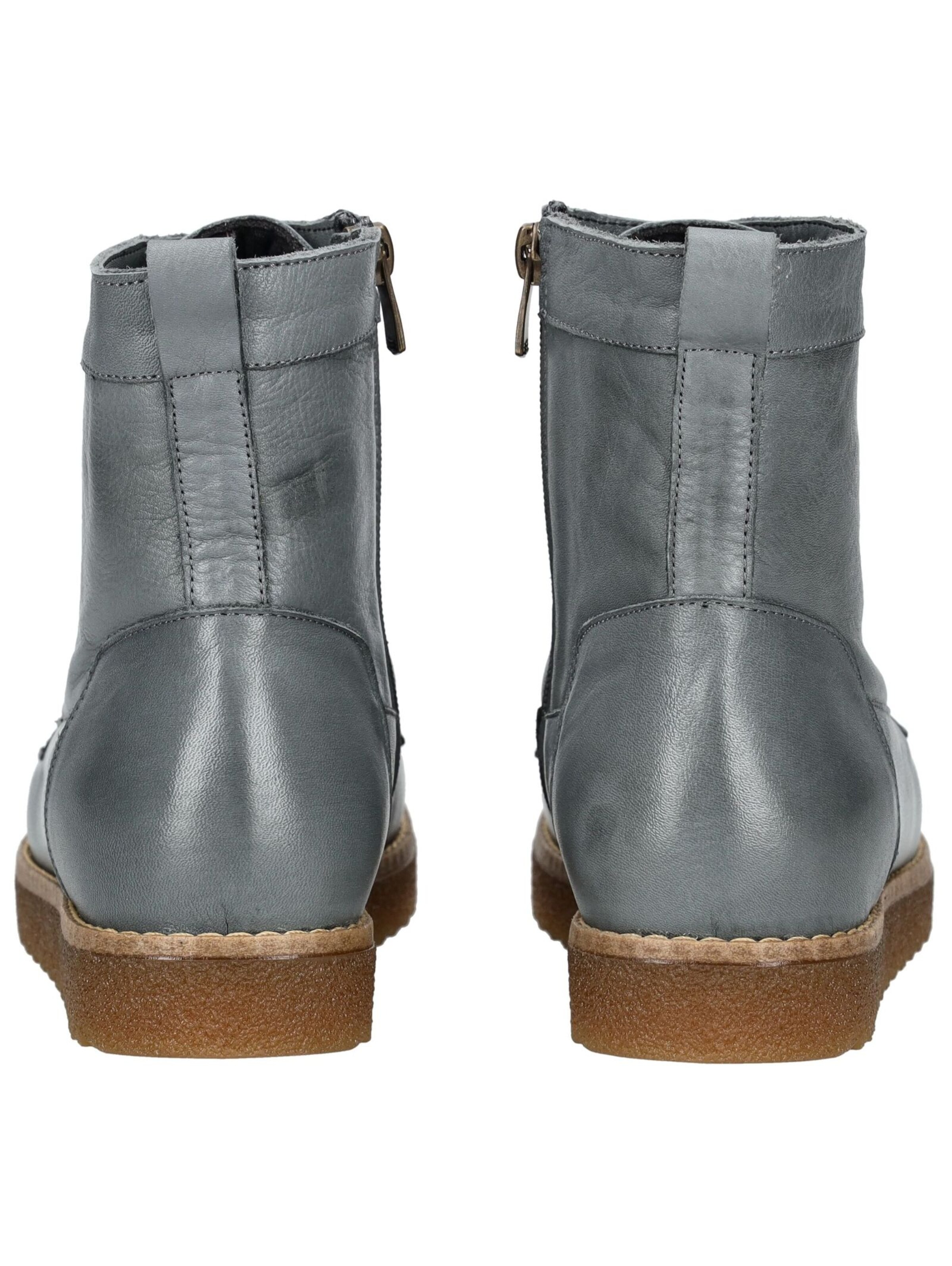 ANDREA CONTI Lace-Up Ankle Boots in Grey